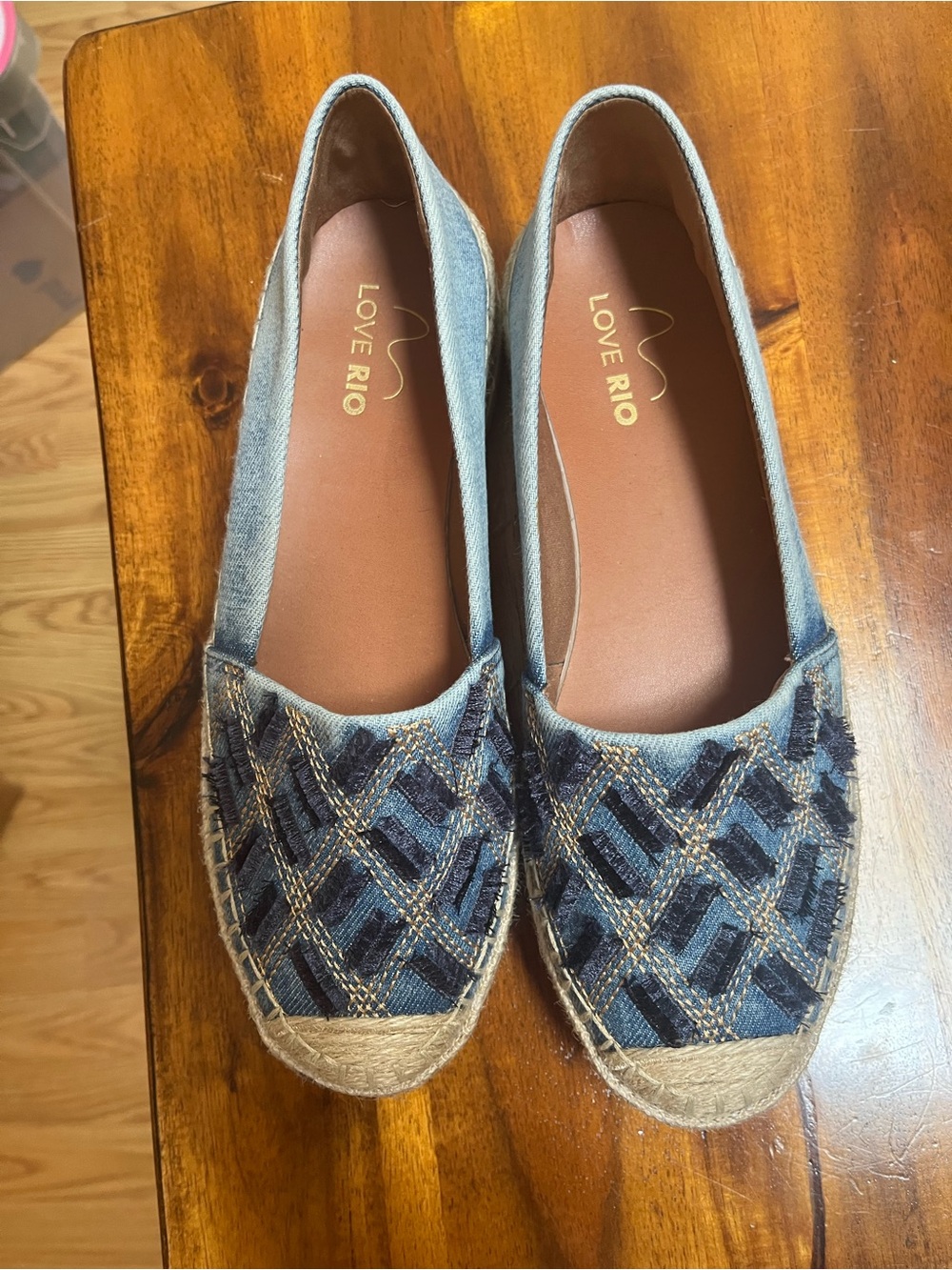 Love Rio Sela Espadrilles Size 8